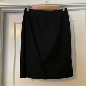 Black pencil skirt